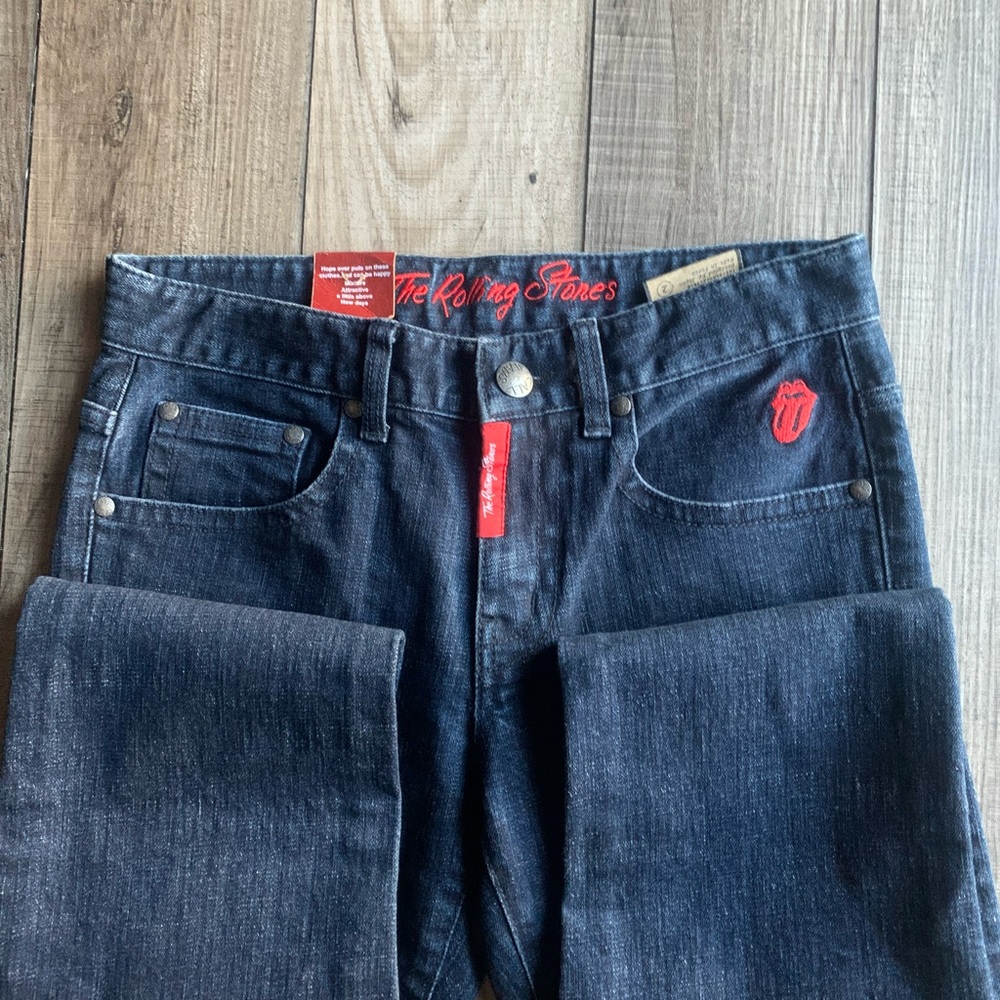 Call &Response jeans The Rolling Stones collab Womens straight denim size 2NWT